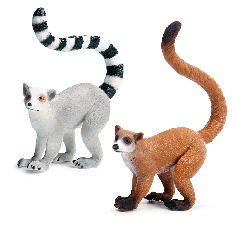 Children's cognitive solid simulation wildlife model Long tail langur zoo orangutan monkey model toy