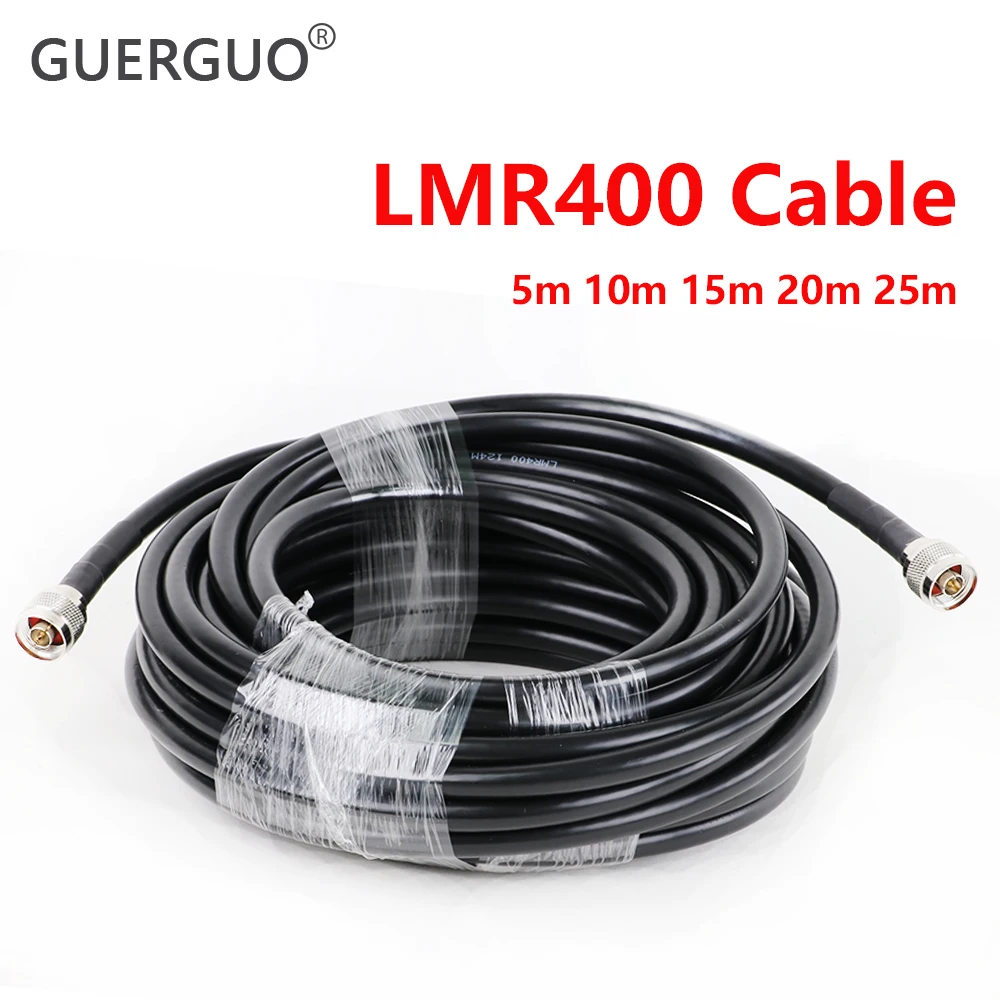 LMR400 Кабель SMA Male to N Male Разъем Шнур 50 Ом 50-7 РЧ Коаксиальный удлинитель Перемычка Косичка Адаптер 5M 8M10M 15M 20M