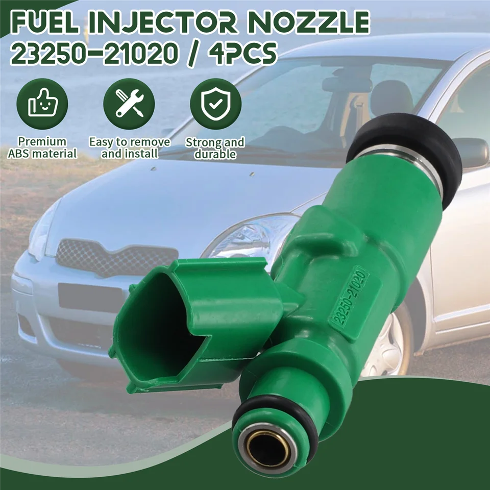 4PCS 23250-21020 New Fuel Injector Nozzle for Toyota PRIUS ECHO