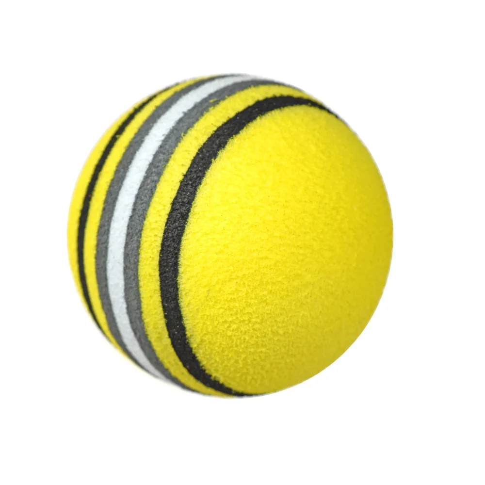 10 x Golf Swing Training Foam Balls Indoor Practice Rainbow Sponge Balls Flexibele zachte golfoefenbal Trainingshulpaccessoire