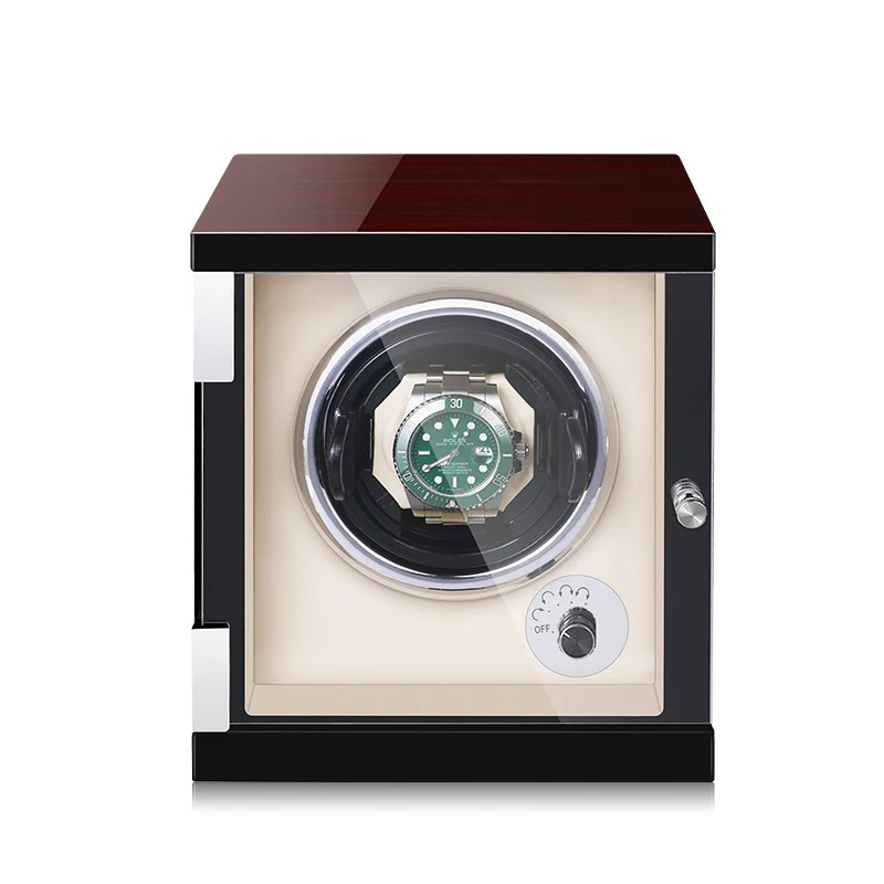

Watch Winder for Automatic Watches High-Gloss Lacquer Watch Pillows Built-in Illumination