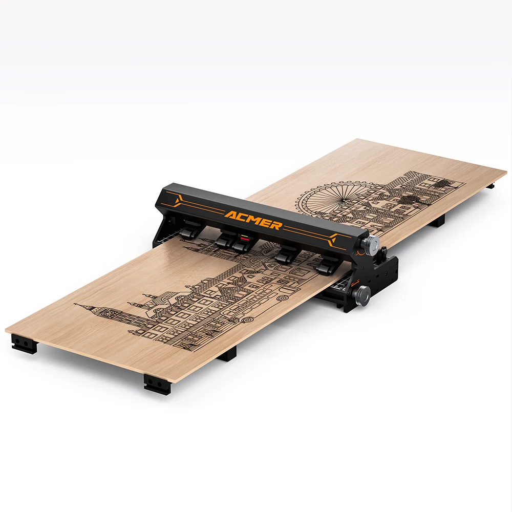 ACMER Auto Conveyor Feeder Unlimited Y-axis laser engraving and cutting Suitable for most desktop laser engraving machines