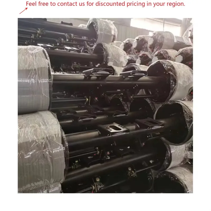 

12T Russian L1 BPW Type Lowbed Trailer Axle Track With 1850mm/2050mm Square Beam Dolly Double Tyre Carbon Steel OEM Part"