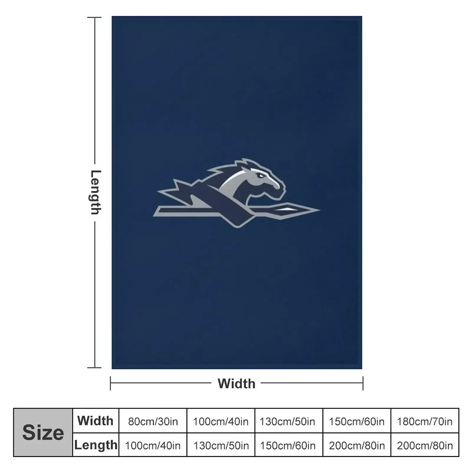 Longwood LANCERS FARMVILLE VA Throw Blanket Soft Big Loose Blankets