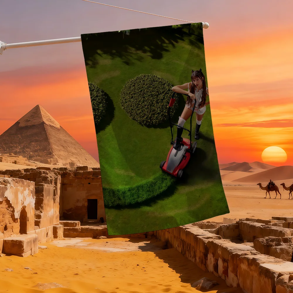 N-Nina Chuba Ich lieb mich العلم الديكور في الهواء الطلق الفن شنقا مضحك المرآب بار جدار لافتة الحفلات #6