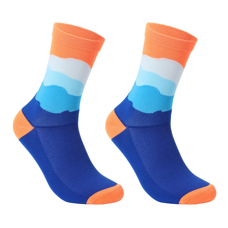 Calcetines deportivos para hombre y mujer, calcetín Unisex para ciclismo, bicicleta de carretera, correr y baloncesto