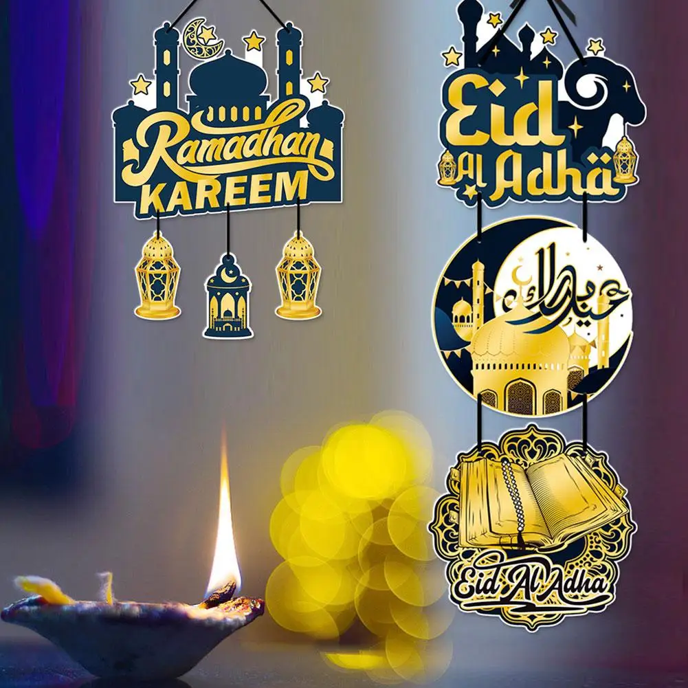Ramadan Hanging Pendant Moon Festival Decorative Eid Supplies Decor Mubarak Home Party Accessories Door Hanging L9v1