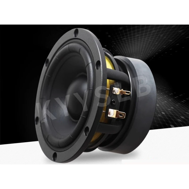 

KYYSLB 4-Inch 50W Speaker Medium Bass Large Magnet Cast Aluminum Frame HIFI Level Sound Quality Speakers