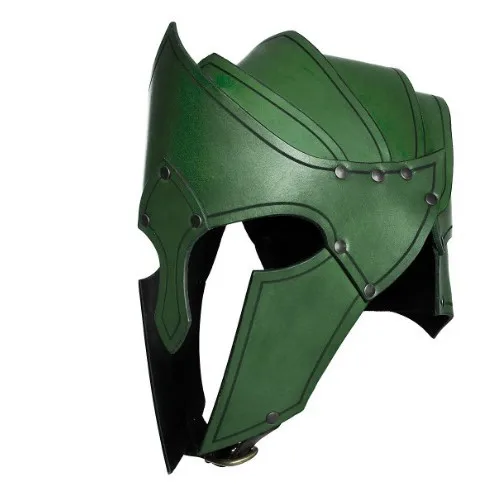 قناع درع الكتف الجلدي الرجعية نورس فايكنغ القرون الوسطى تأثيري الأداء الدعامة #5