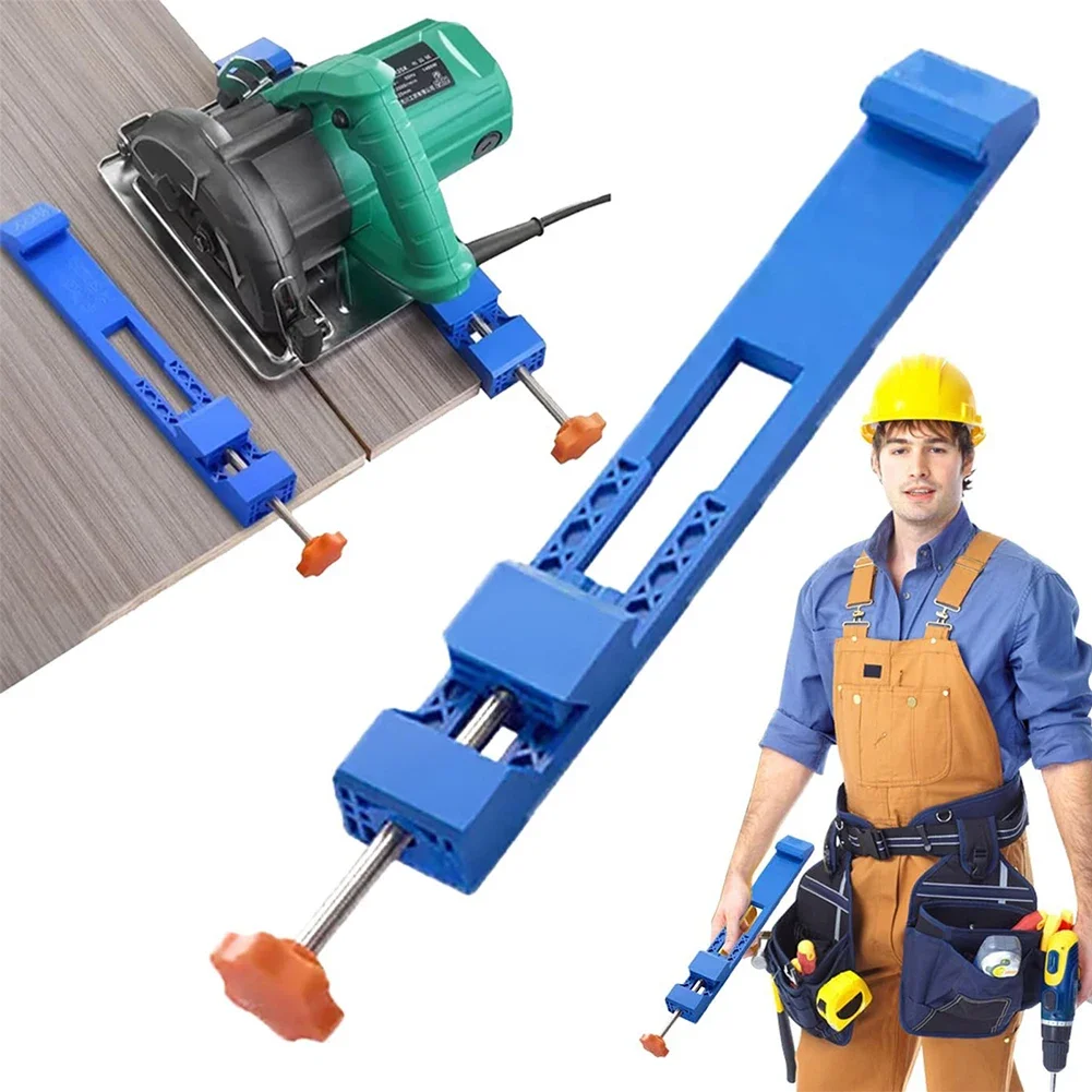 Quick Fix Jig For Electric Circular Saw Precise Wood Cutting Fix Jig Easy Installation Quick Fix Clamp Precision-Milling Tasks