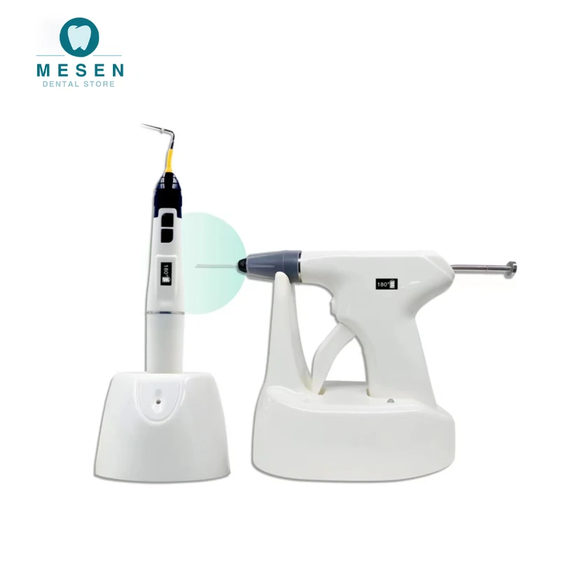 

Стоматологическая эндообтурационная система 2-в-1, пистолет для наполнения термоплавом, ручка, светодиодный ЖК-дисплей, 4 шт., нагревательные наконечники, инструмент для наполнения стоматолога