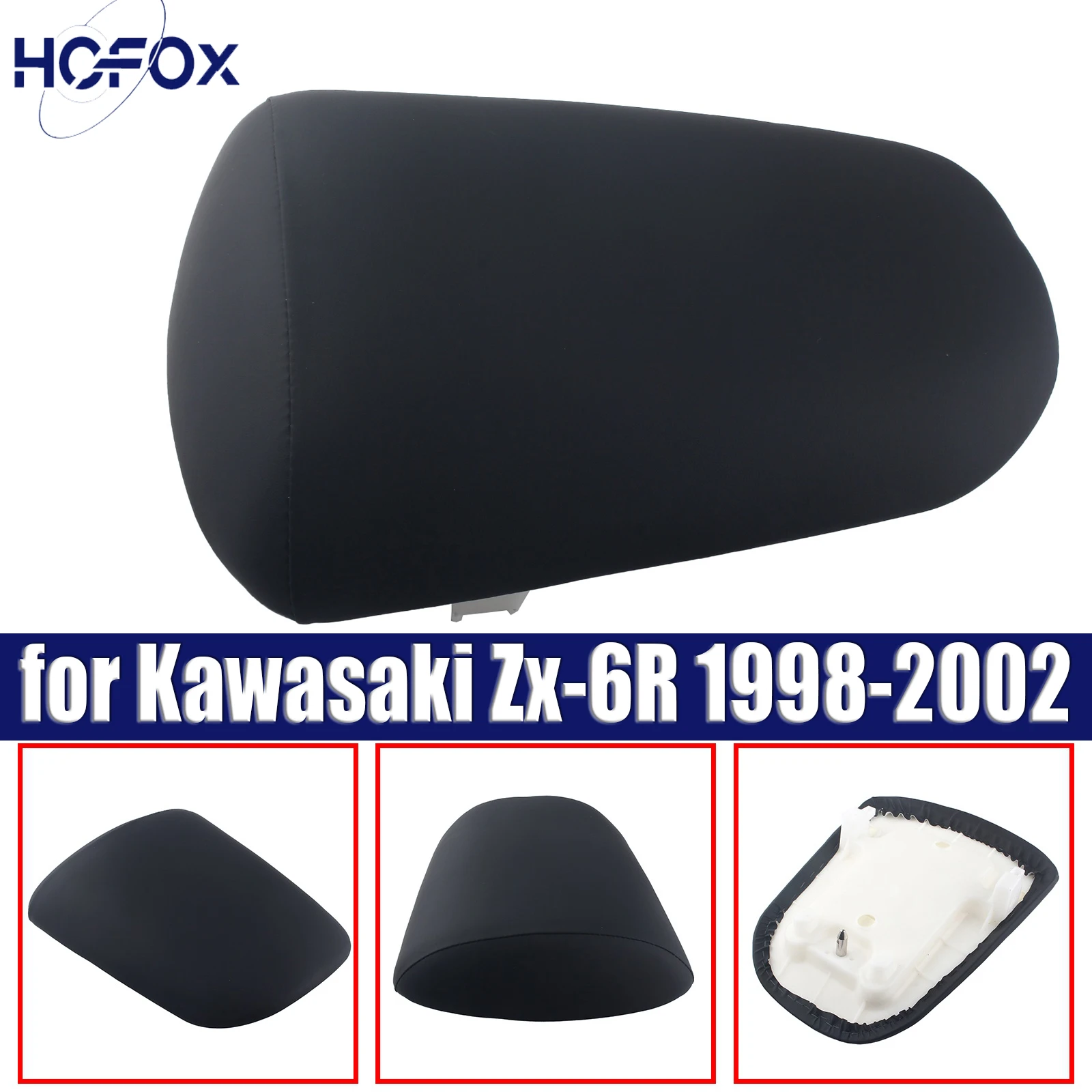 

Motorcycle Rear Pillion Passenger Seat Cushion for Kawasaki Zx-6R Zx 636 1998-2002