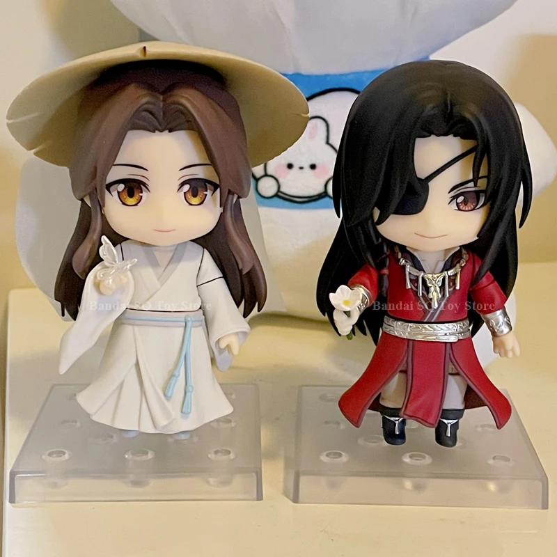 Original Heaven Official Blessing Xie Lian Hua Cheng Action Figure Kawaii Q Ver Figurines Pvc Model Anime Statue Doll Kids Toy