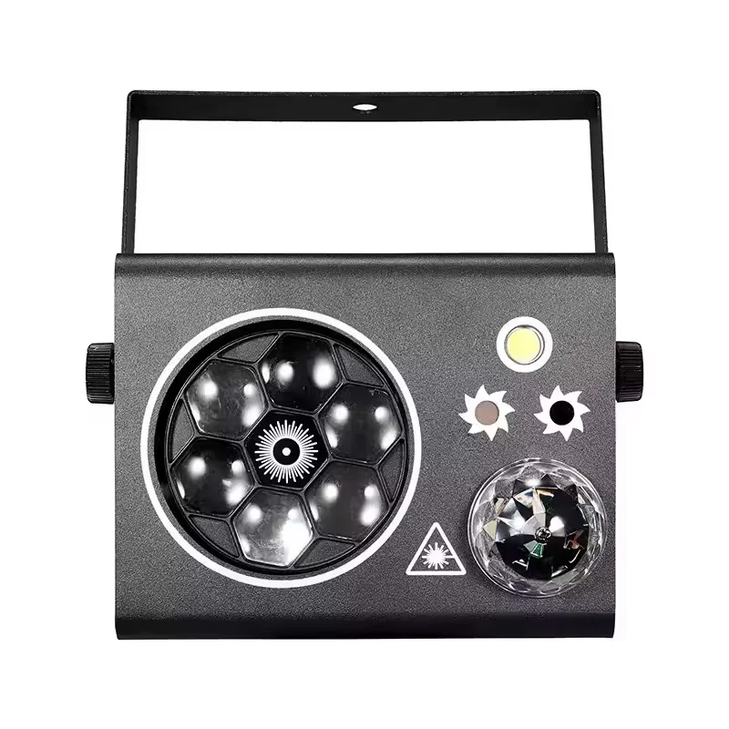 4in1 Derby Effect Strobe Laser DJ Disco Light Party Club KTV Disco Effect Laser Light Full Sky Star Flash Colorful Bar Light