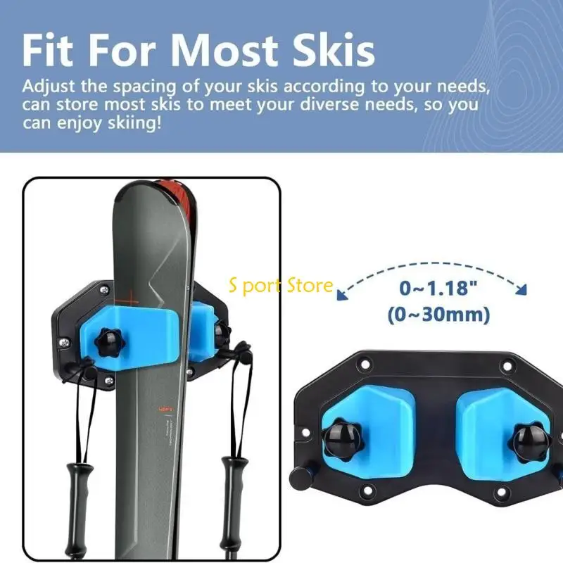 

U2JB Многофункциональный сноуборд настенный вешалка лыж сноуборд сноуборд выдерживает стойку