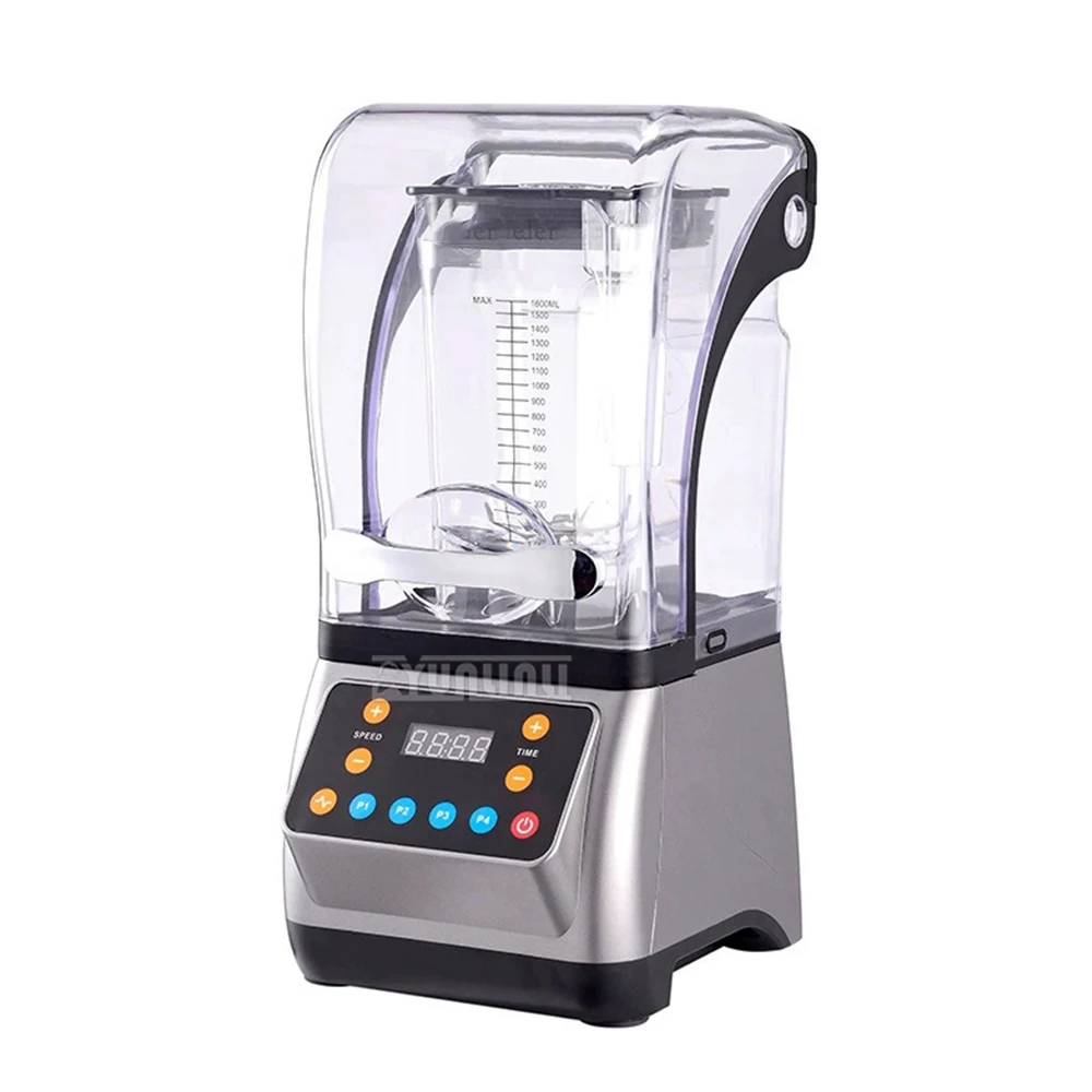 Máquina de hielo de arena comercial de 1,8 l, exprimidor totalmente automático de bajo ruido y alta potencia con cubierta para uso comercial