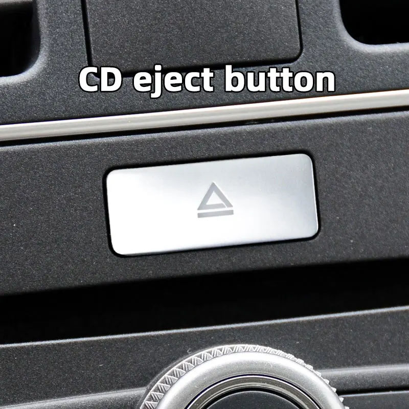 For Mercedes-Benz C E Class GLK X204 W204 W212 W211 E300 C200 GLK350 Car Emergency Switch Button Cover CD Eject Trim Sticker