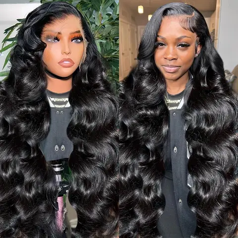 40 Inch Body Wave Lace Front Wig 13x4 Full Lace Wig Human Hair Pre Plucked 13x6 Transparent Lace Frontal Wigs For Brazilian Wome