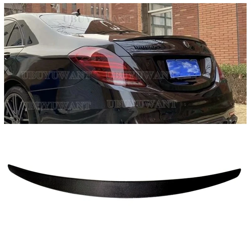 

Высококачественный спойлер из АБС-пластика, заднее крыло багажника, глянцевый черный комплект кузова для Mercedes S Class W222 4-дверный 2014 + S350 S400 S450 S500 S600