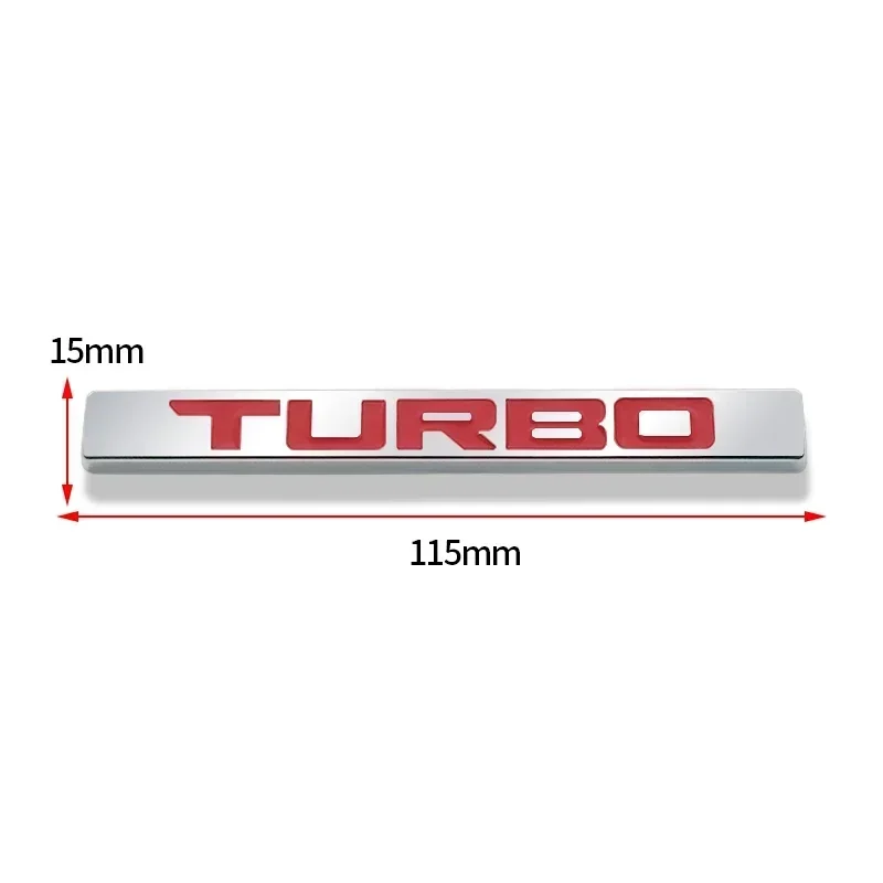 ثلاثية الأبعاد المعادن توربو رسائل التمهيد الخلفي جذع شعار شارة ملصق الشارات لهوندا سيفيك أكورد CR-V XR-V صالح اكسسوارات السيارات التصميم