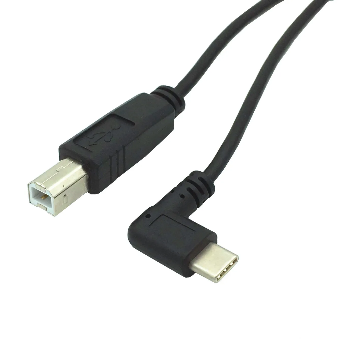 TYPE-C To USB B Female With Ear Panel Cable Screw Cable C To B M Mobile Phone To HUB Hard Drive Printer 0.5M