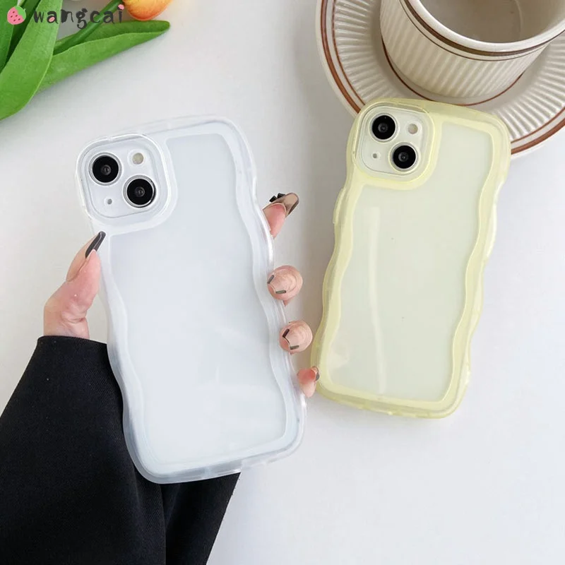 For Vivo Y77e Y73s Y72 Y52 Y55s 2021 5G Y19 Y5s Y93 Y85 V9 Phone Case Wave Creative Candy Colors Colorful Plain Case