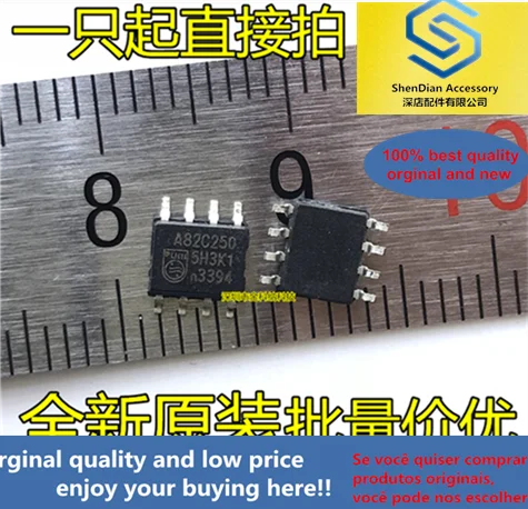 10pcs only orginal new A82C250 Jetta ABS pump communication chip SMD SOP8 pin PCA82C250T CAN interface chip