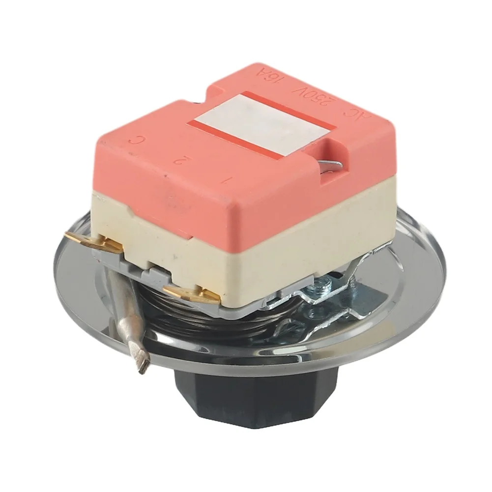 AC 250V Thermostat Adjustable Thermostat Kitchen Appliance Parts Black Thermostat Easy Installation Maximum Current 16A