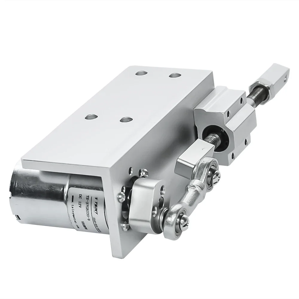 Reciprocating Cycle Linear Actuator DC Gear Motor 12V 24V Telescopic Linear Actuator Stroke 12/16/20/25mm Adjustable 5~1000 Rpm