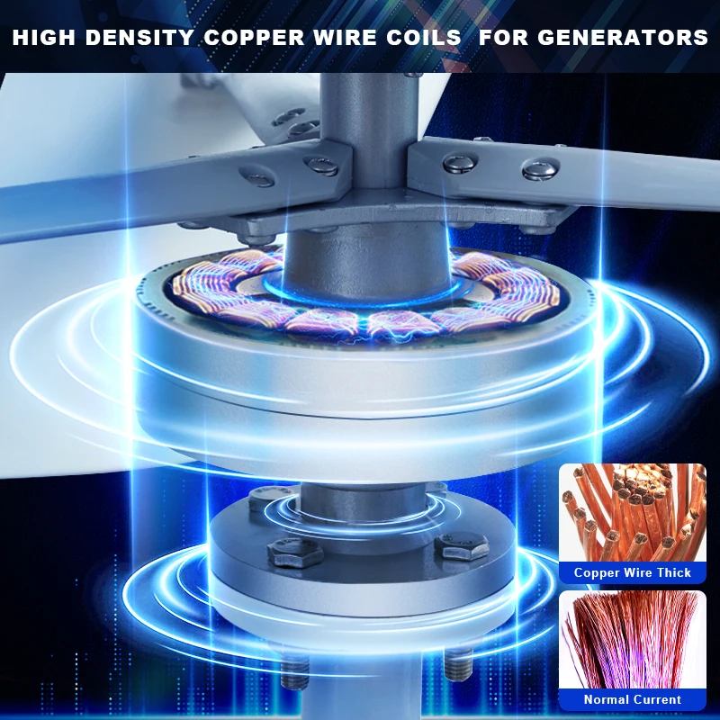 Custom Energy System Vertical Wind Turbine Generator Solar Panels Hybrid System