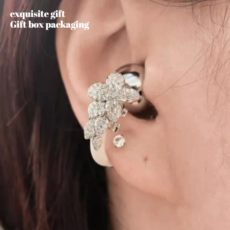 

Diamond Flower Earphone Clip Suitable for Huawei Freeclip2 Alloy Material Customized Advanced Freeclip2 Earphone Drill Buckle