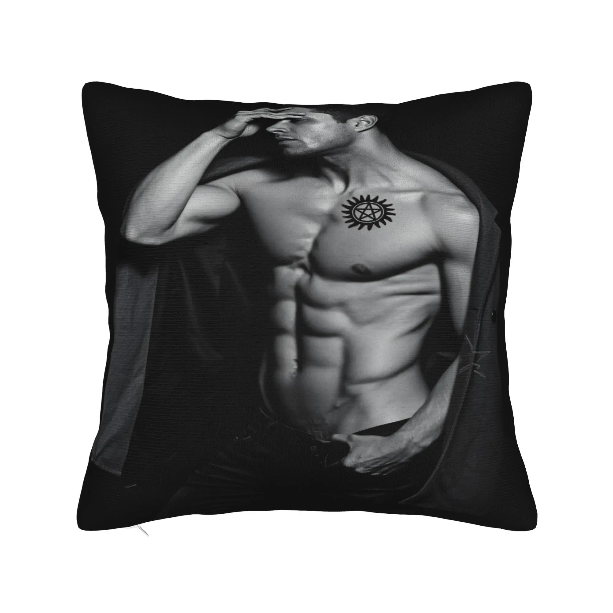 Sam Winchester Supernatural Pillow Case  Novelty Pillow Cover Print Pillowcases For Office Car Home Decor