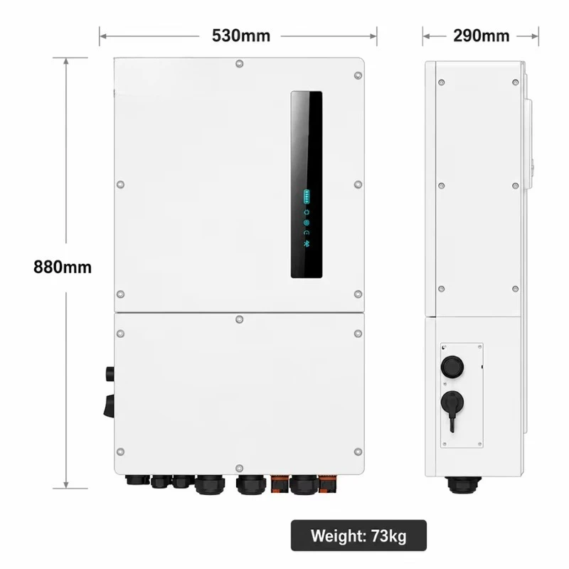 Levin Power LPR-H ND 30kW Hybrid Solar Inverter 3 Phase High Voltage 150-800V Energy Storage Inverter for C&I System