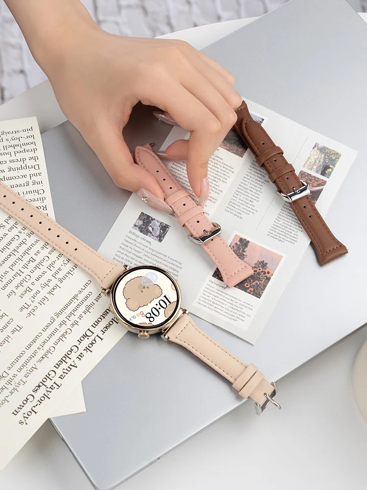 Slim Leather Watch … - image