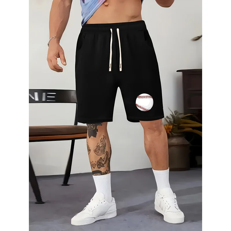 

Модные шорты с принтом, повседневные летние шорты на шнурке для мужчин.