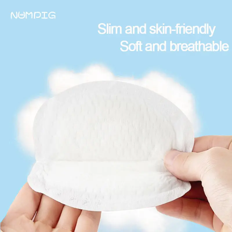 100pcs Disposable Nursing Pads, Breast Patches, Anti-spill Pads, Breathable and Leak-proof Water Absorption, Cotton Breast Pads