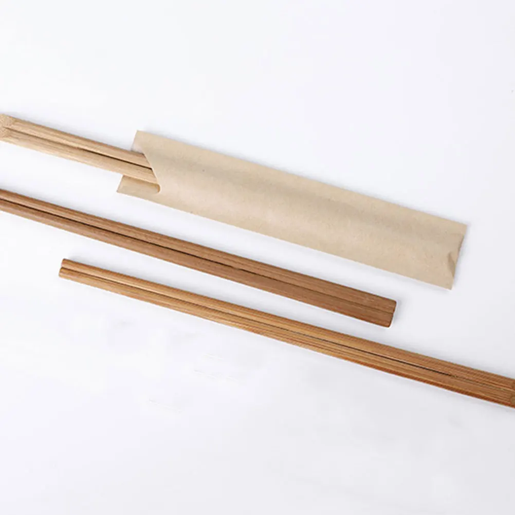

200pcs Paper Chopstick Wrapper Disposable Bag Sleeve Pack Case Pocket Utensil Sleeve Cover Restaurant Takeout