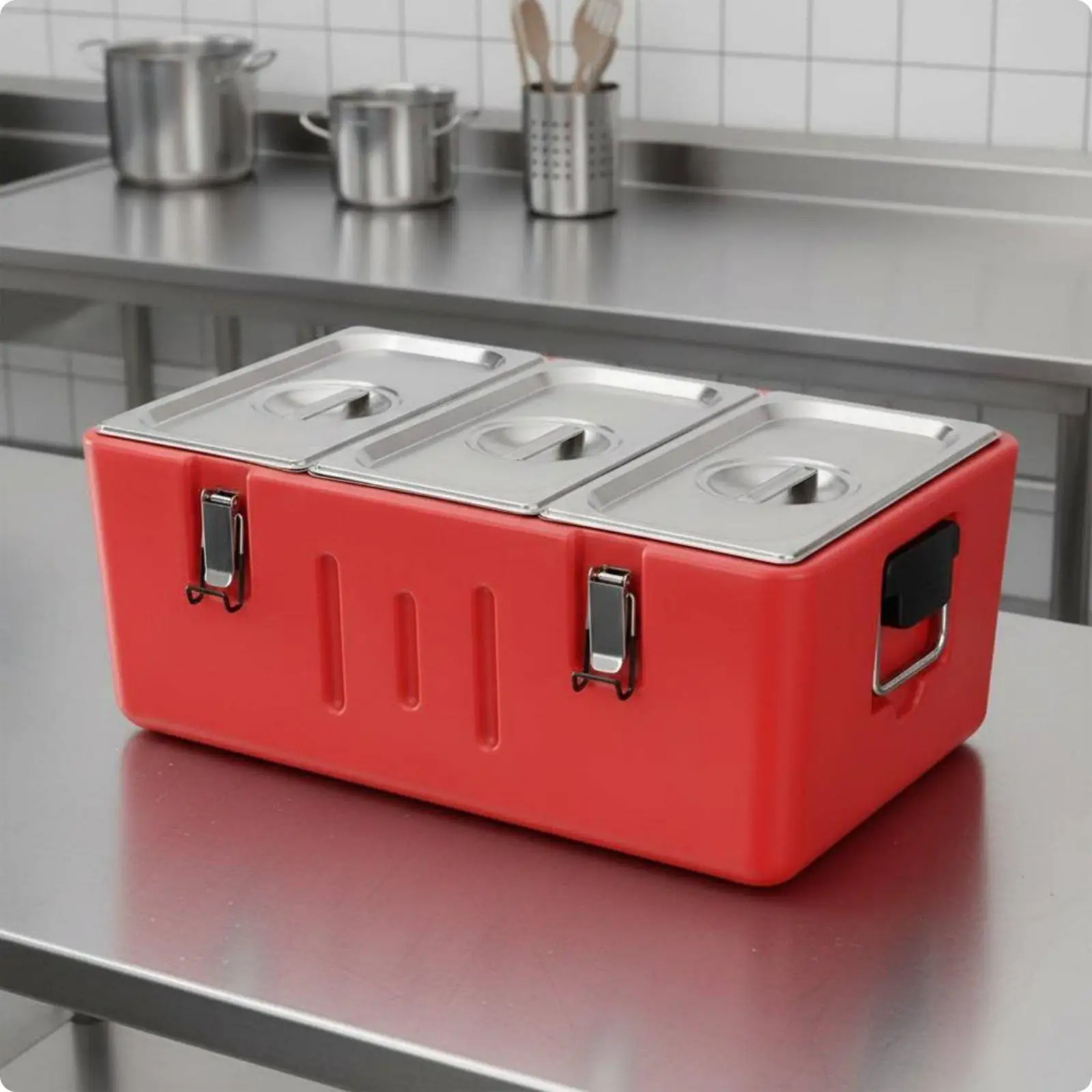 3 Compartment Food Warmer Keeps Hot or Cold Thermal Container Long-Term