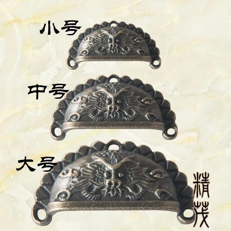 Jingmao Hardware Packaging Hardware Household Antique Semicircular Faucet Semicircular Handle Shell Handle 3 Specifications