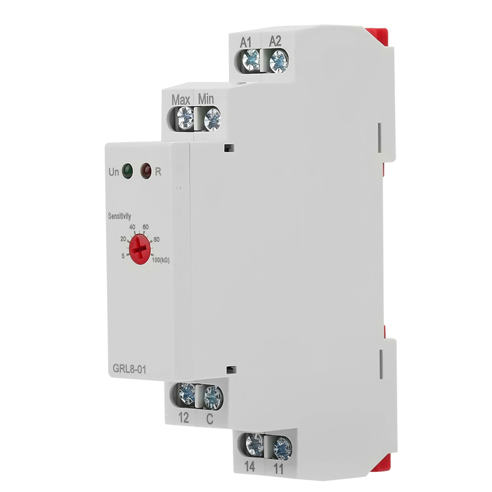 GRL8-01 التحكم في مستوى السائل التتابع وحدة تحكم في المستوى المياه 10A AC / DC 24V-240V