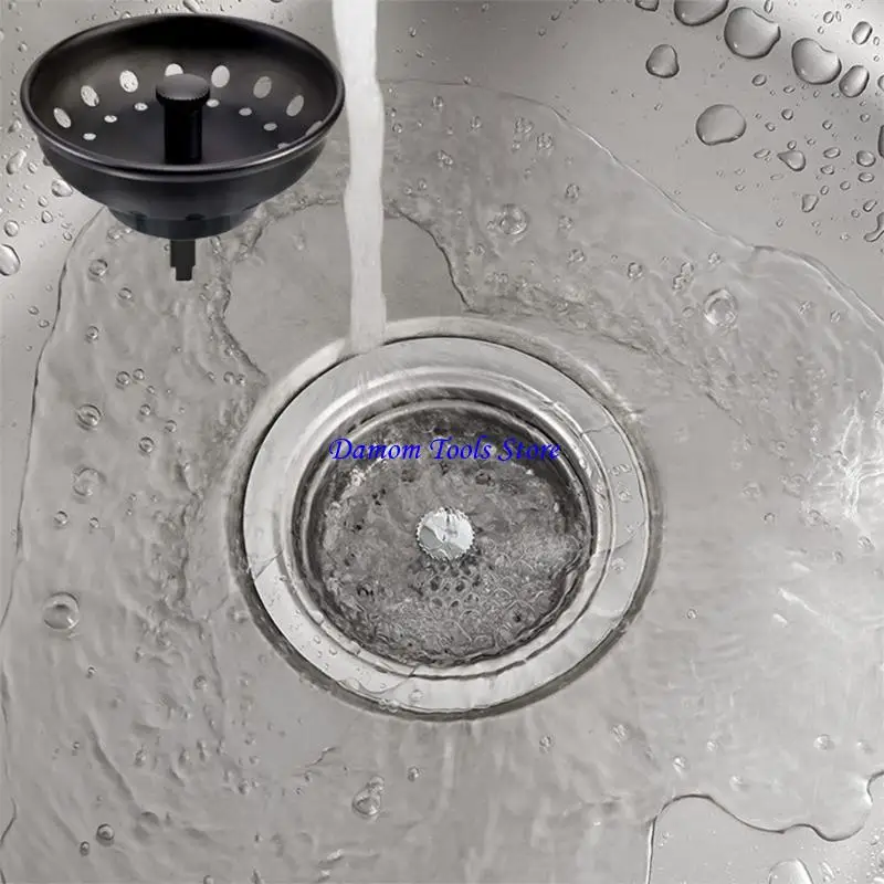 

57BE Easy to Use Sink Plug/Filter/Sink Cover/3pcs for Kitchen Maintain a Clean Drain