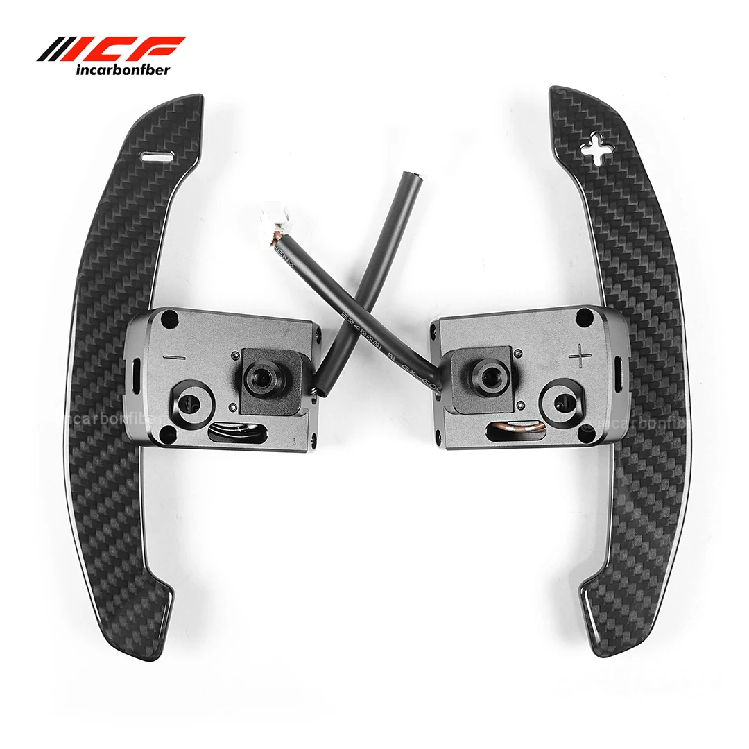 ICF Carbon Fiber Magnetic Paddle Shifters For Infiniti QX50 QX60 Nissan 400Z GTR R35 New Multi Color Shift Paddles