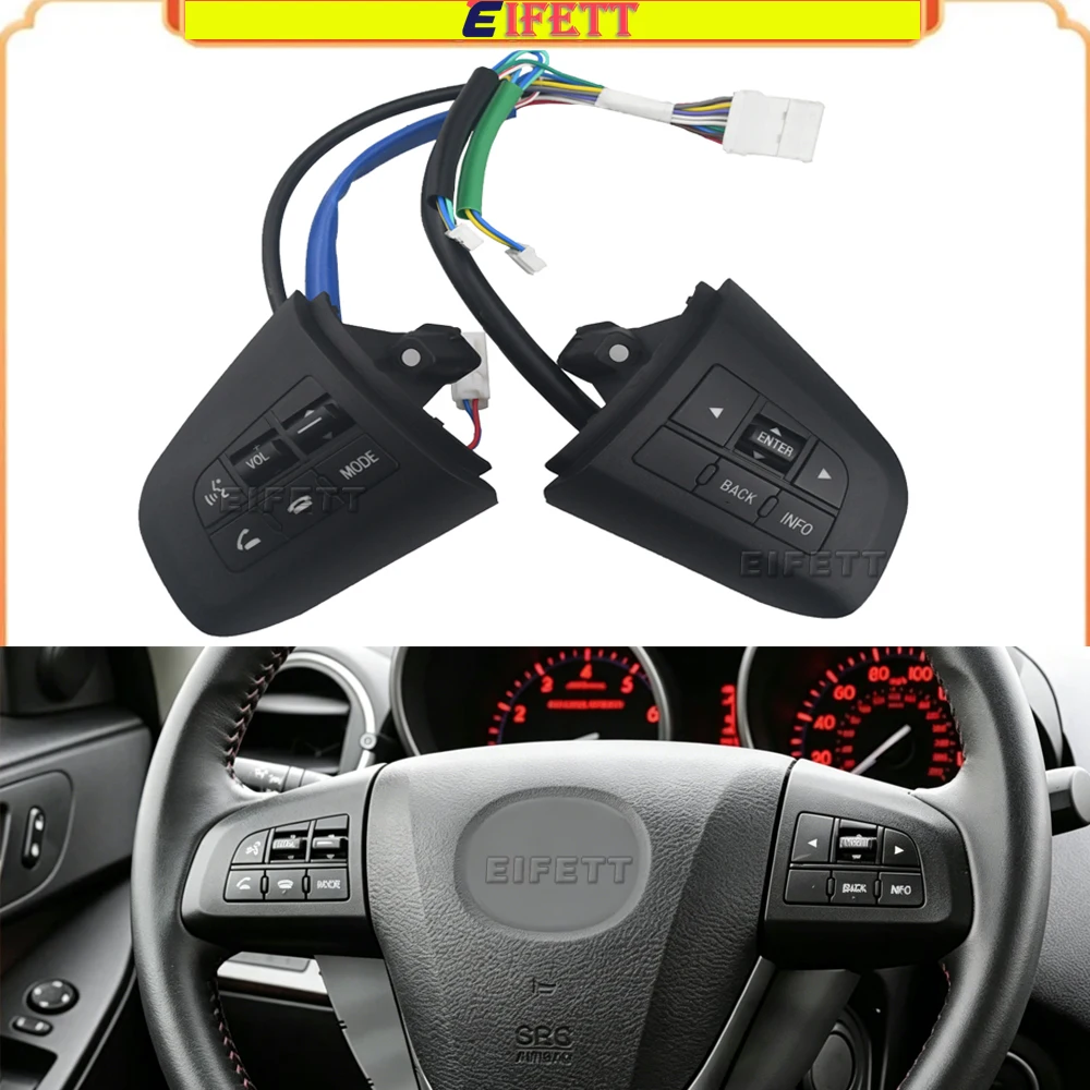 

Высококачественный переключатель управления аудиосистемой и телефоном на руле для Mazda CX7 2011 2012 2013