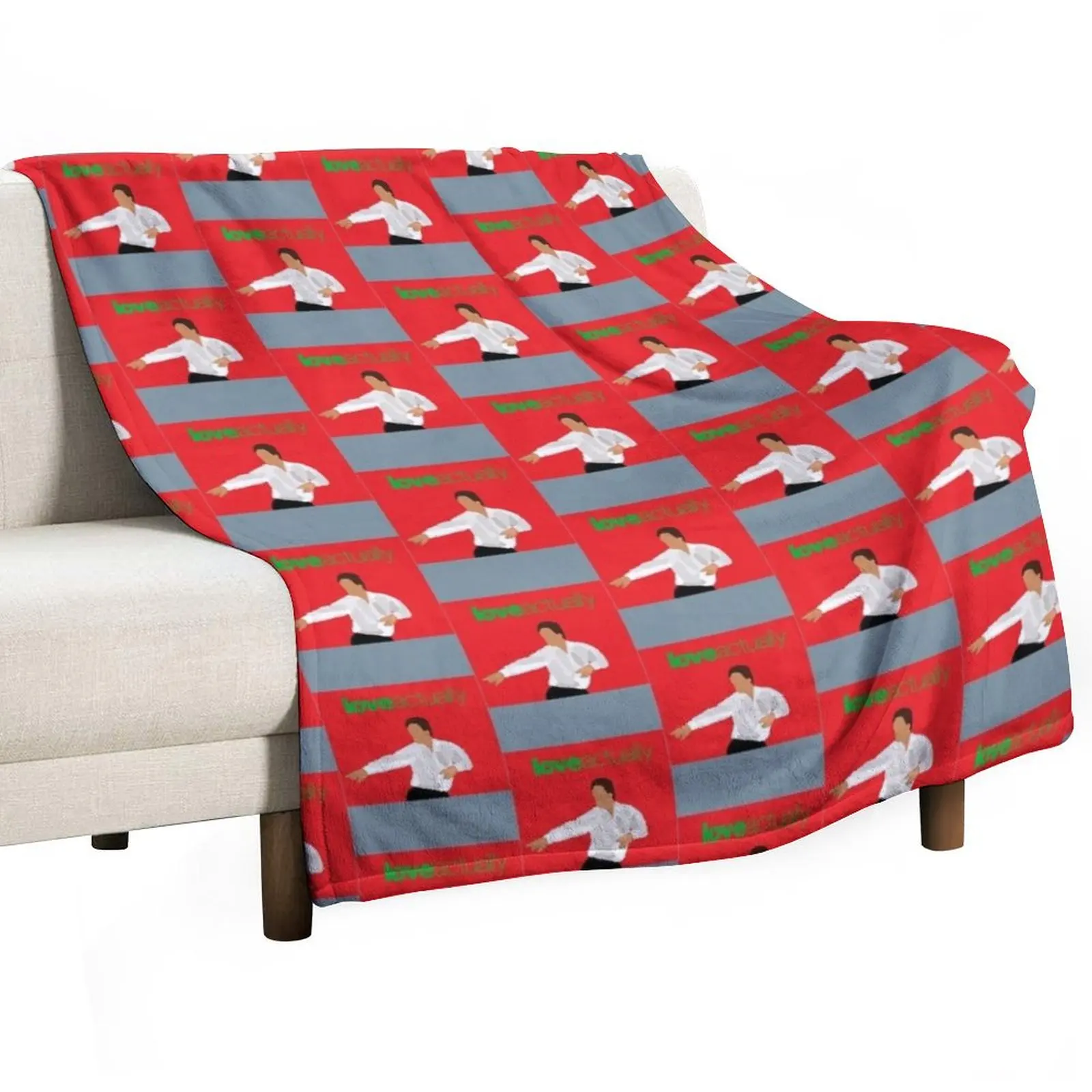 Love Actually Hugh Grant Art Throw Blanket Sofa Throw Picnic Soft Plaid Plaid on the sofa bed plaid Blankets