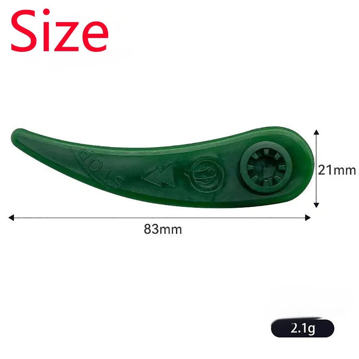 1/5/10/20/50/100Pc Green Plastic Grass Trimmer Blades Replacement Blade Fit ART 26-18Li ART 23-18 Lawn Mower Gardening Accessory
