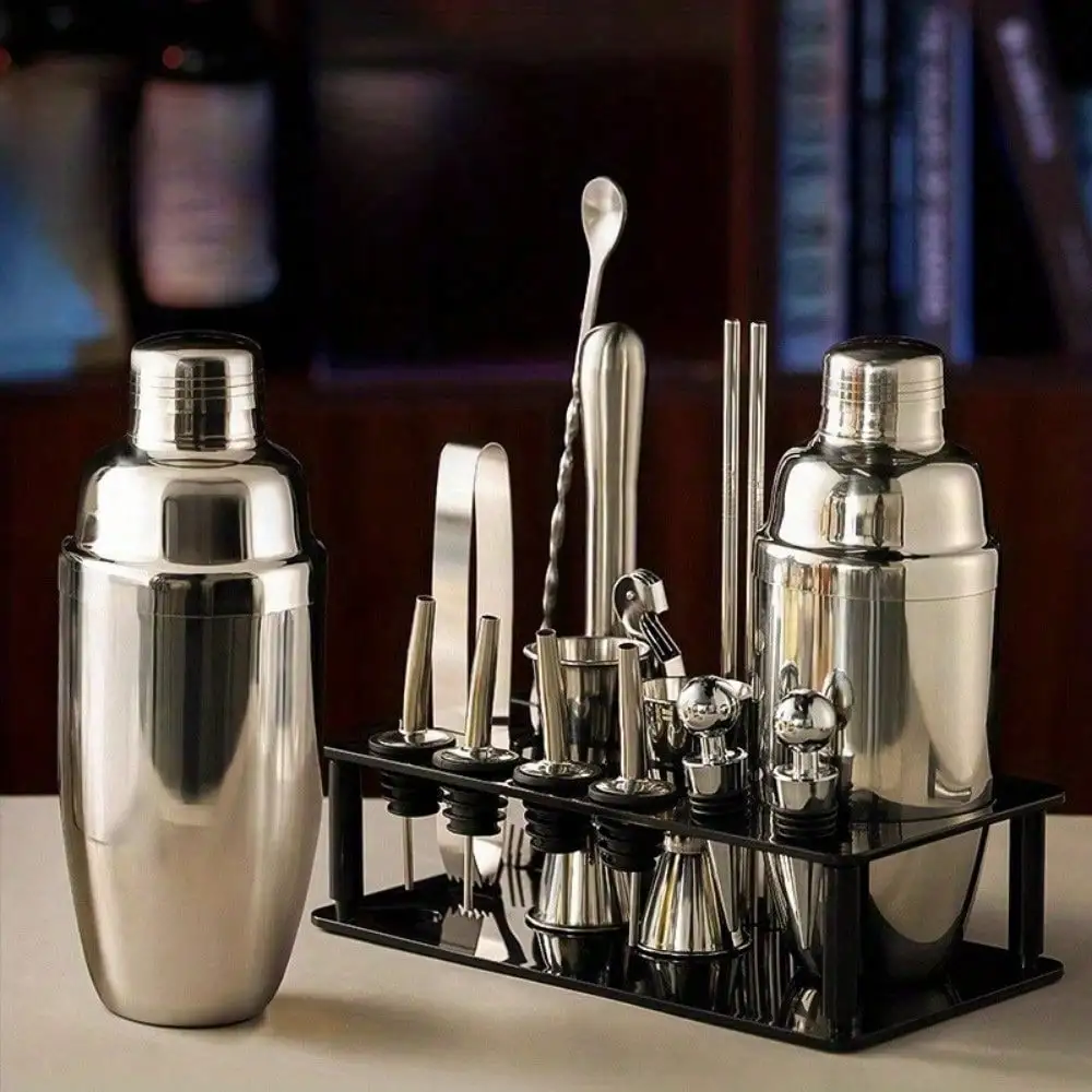 

Bar Cocktail Set, Stainless Steel Home Lemon Tea Cocktail Tool, One Set of Cocktail Bar Cocktail Tool, Suitable for Commercial