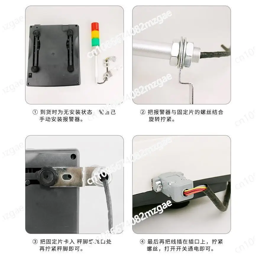 

Сигнализация верхнего и нижнего предела, подсчет, взвешивание, звуковая и световая сигнализация, высокоточные трехцветные весы с платформой для взвешивания