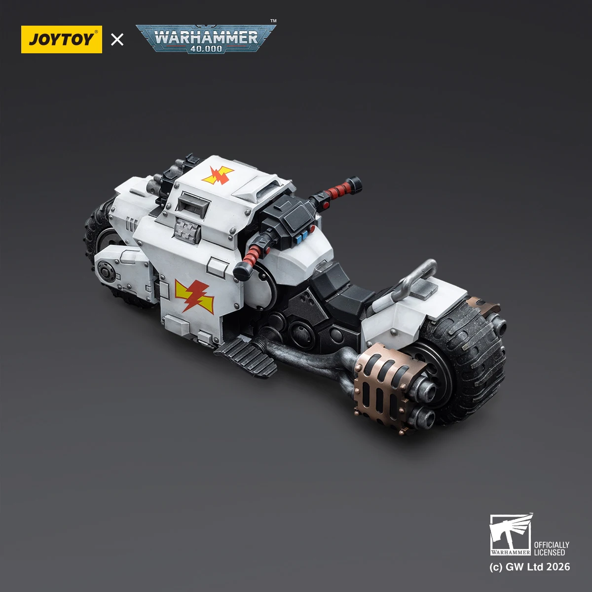 JOYTOY JT4836 1: 18 White Scars Raider-pattern Combat Bike view 5
