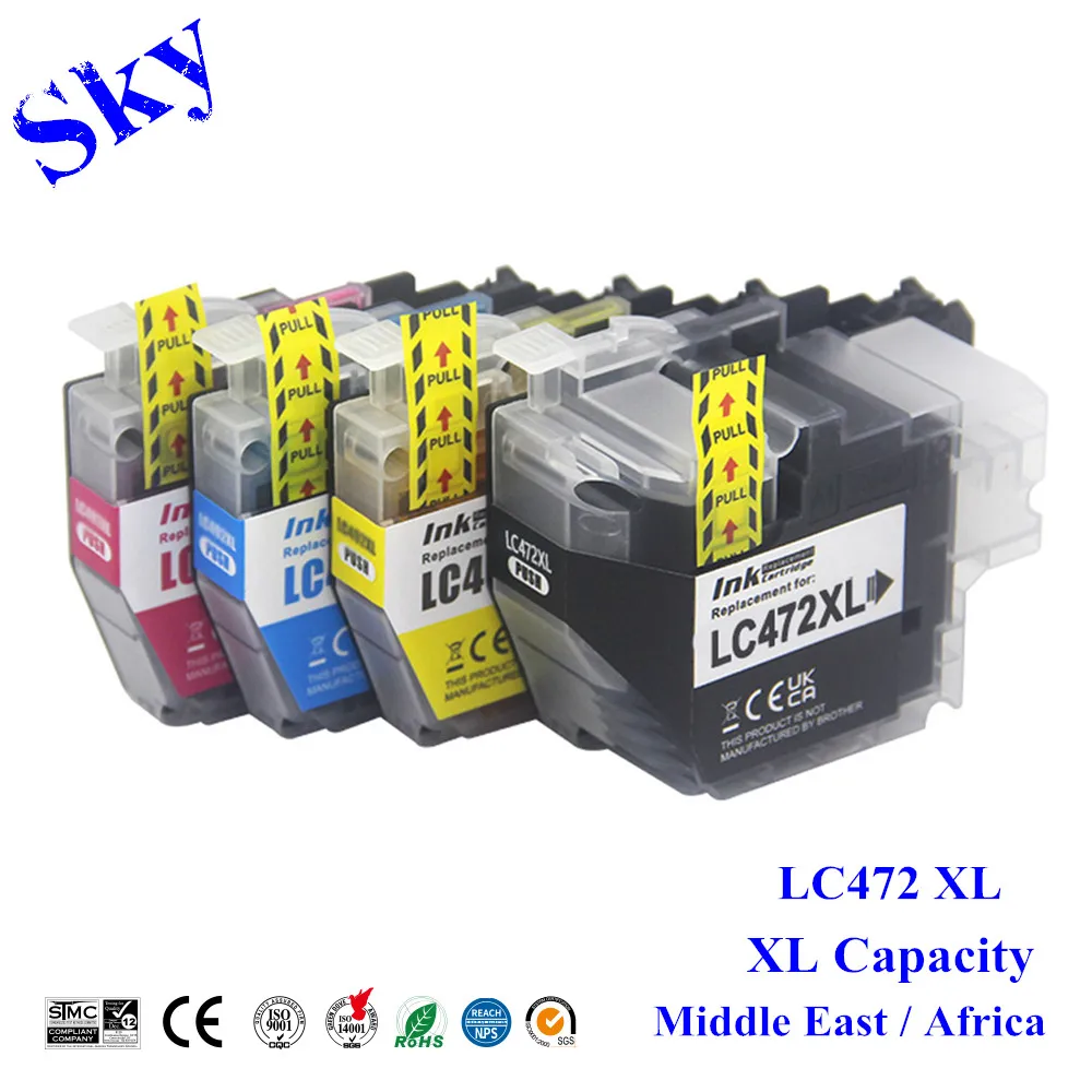 Sky LC472XL LC472 472XL Compatible Ink cartridge For Brother MFC-J2340DW  MFC-J3540DW  MFC-J3940DW Printer