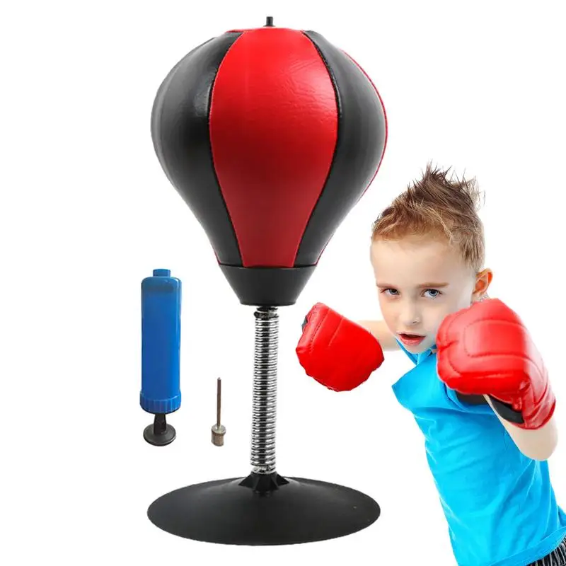 Punching Bag Desktop Punching Bag Stress Buster With Suction Cup Desk Table Boxing Punch Ball Suction Cup Anger Management Toys